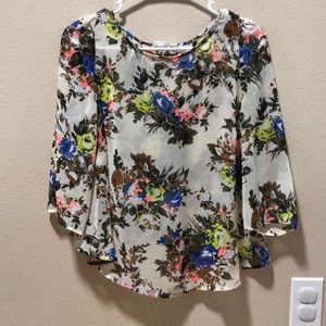 Lush Floral Blouse